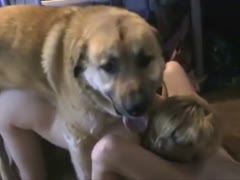 Sisters and the dog they share sex with